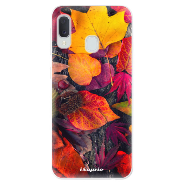 Odolné silikónové puzdro iSaprio - Autumn Leaves 03 - Samsung Galaxy A20e
