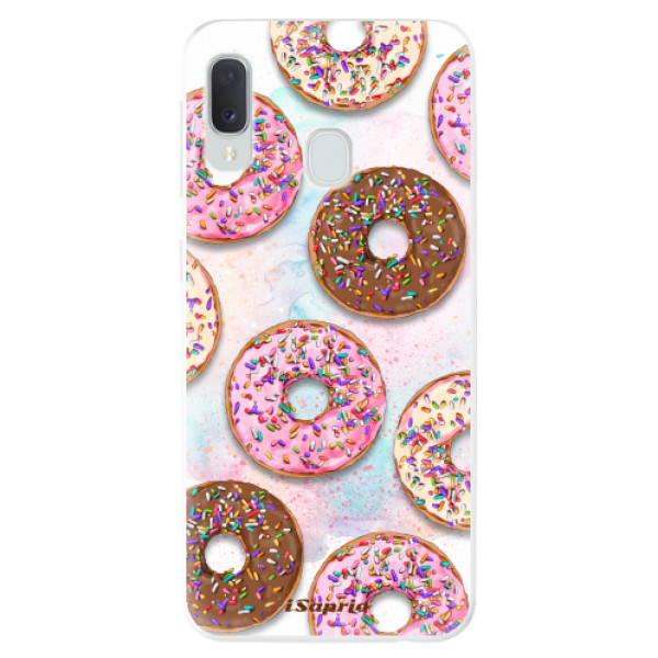 Odolné silikónové puzdro iSaprio - Donuts 11 - Samsung Galaxy A20e
