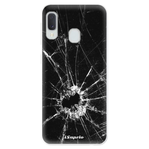 Odolné silikónové puzdro iSaprio - Broken Glass 10 - Samsung Galaxy A20e