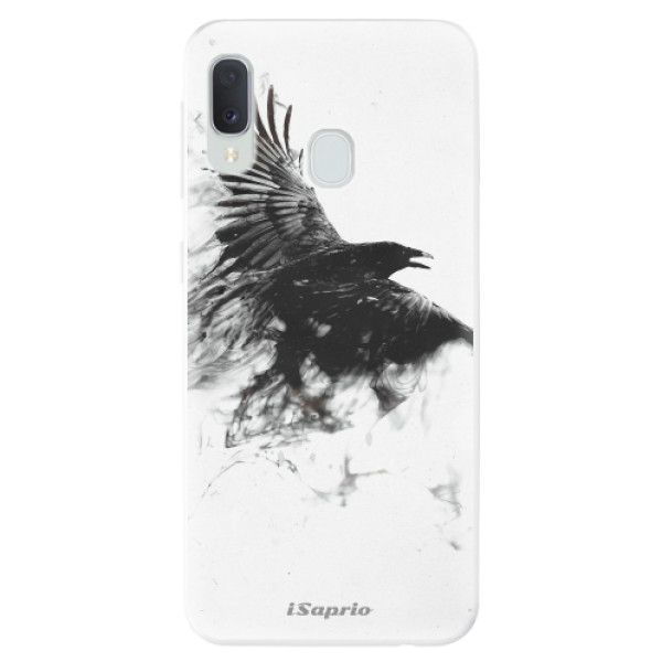 Odolné silikónové puzdro iSaprio - Dark Bird 01 - Samsung Galaxy A20e