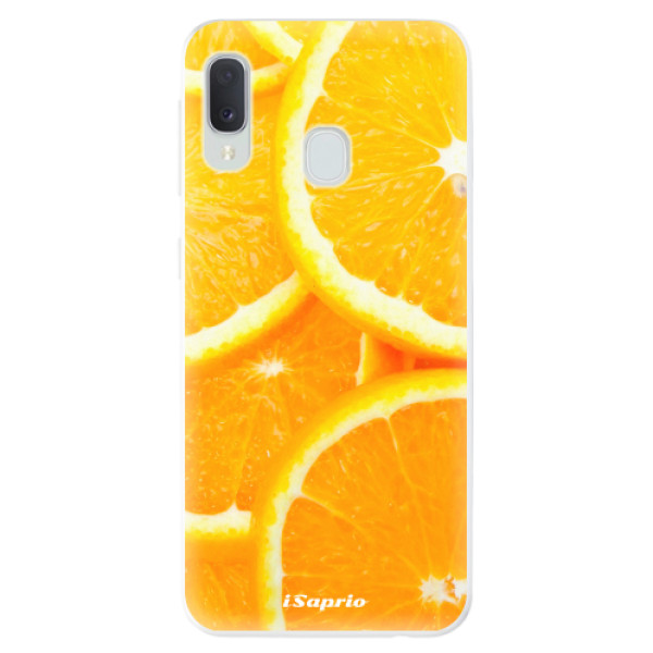 Odolné silikónové puzdro iSaprio - Orange 10 - Samsung Galaxy A20e