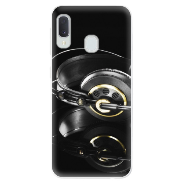 Odolné silikónové puzdro iSaprio - Headphones 02 - Samsung Galaxy A20e