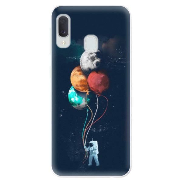 Odolné silikónové puzdro iSaprio - Balloons 02 - Samsung Galaxy A20e