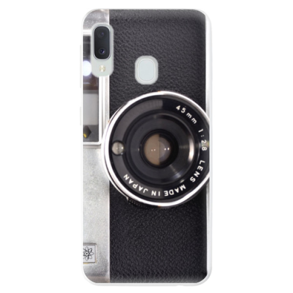 Odolné silikónové puzdro iSaprio - Vintage Camera 01 - Samsung Galaxy A20e