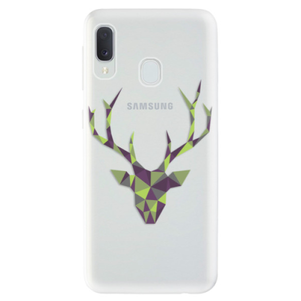 Odolné silikónové puzdro iSaprio - Deer Green - Samsung Galaxy A20e