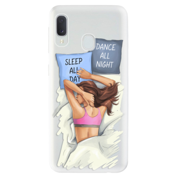 Odolné silikónové puzdro iSaprio - Dance and Sleep - Samsung Galaxy A20e
