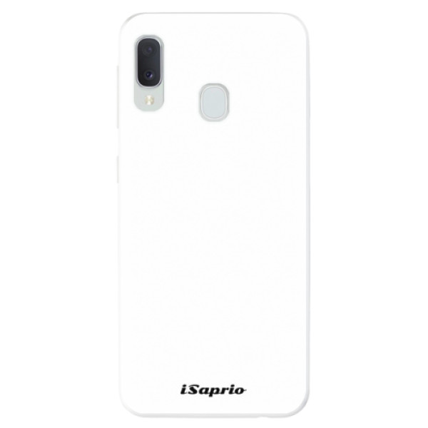Odolné silikónové puzdro iSaprio - 4Pure - bílý - Samsung Galaxy A20e