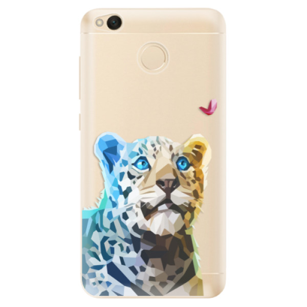 Odolné silikónové puzdro iSaprio - Leopard With Butterfly - Xiaomi Redmi 4X