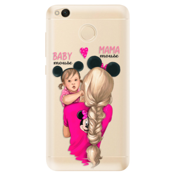 Odolné silikónové puzdro iSaprio - Mama Mouse Blond and Girl - Xiaomi Redmi 4X