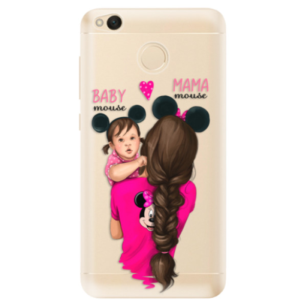 Odolné silikónové puzdro iSaprio - Mama Mouse Brunette and Girl - Xiaomi Redmi 4X