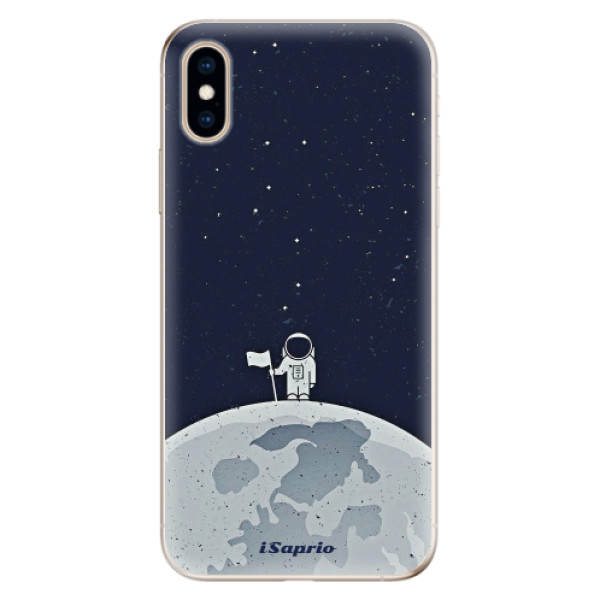 Odolné silikónové puzdro iSaprio - On The Moon 10 - iPhone XS