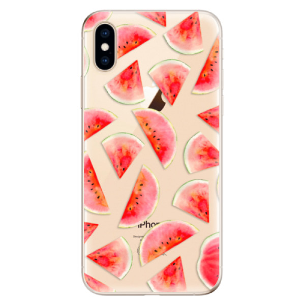 Odolné silikónové puzdro iSaprio - Melon Pattern 02 - iPhone XS