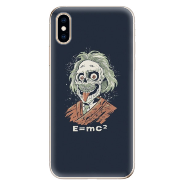 Odolné silikónové puzdro iSaprio - Einstein 01 - iPhone XS