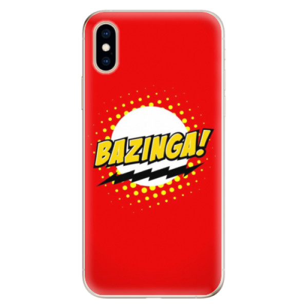 Odolné silikónové puzdro iSaprio - Bazinga 01 - iPhone XS