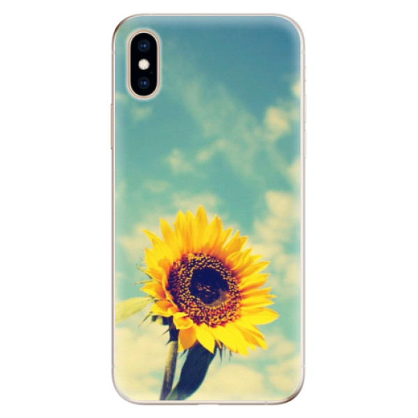 Odolné silikónové puzdro iSaprio - Sunflower 01 - iPhone XS
