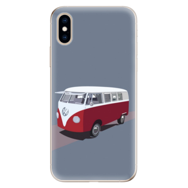 Odolné silikónové puzdro iSaprio - VW Bus - iPhone XS