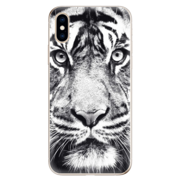 Odolné silikónové puzdro iSaprio - Tiger Face - iPhone XS