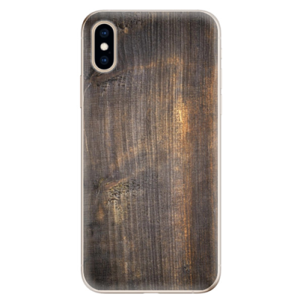 Odolné silikónové puzdro iSaprio - Old Wood - iPhone XS