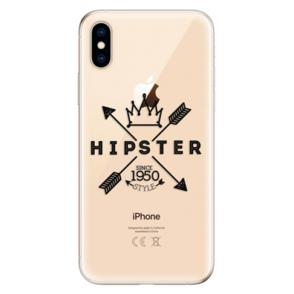 Odolné silikónové puzdro iSaprio - Hipster Style 02 - iPhone XS