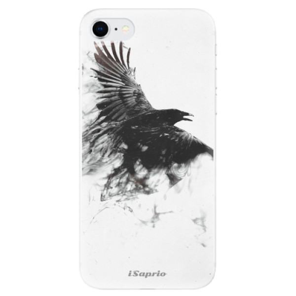 Odolné silikónové puzdro iSaprio - Dark Bird 01 - iPhone SE 2020