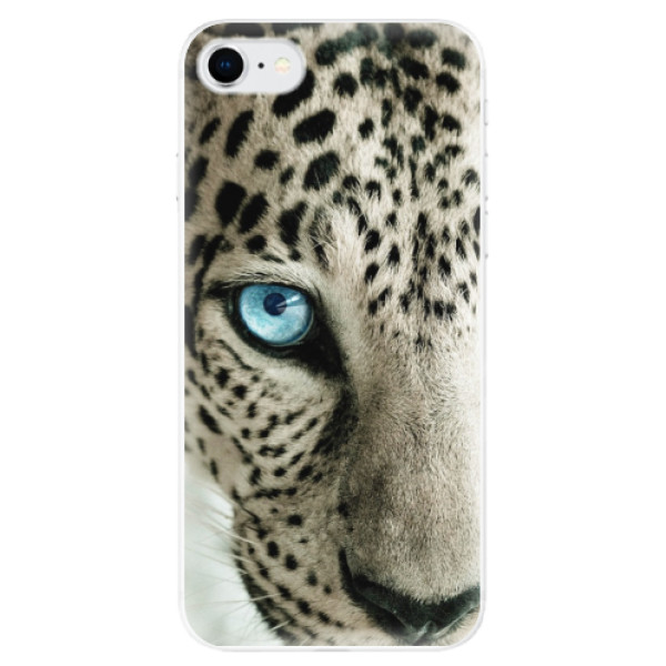 Odolné silikónové puzdro iSaprio - White Panther - iPhone SE 2020