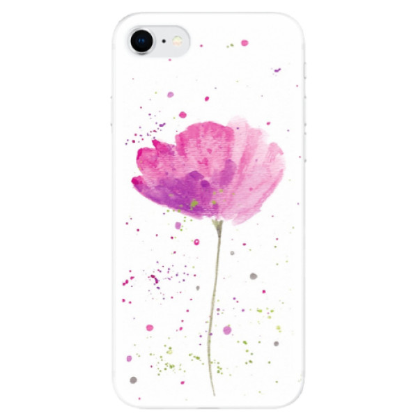 Odolné silikónové puzdro iSaprio - Poppies - iPhone SE 2020