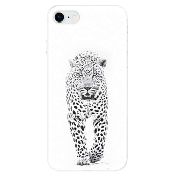 Odolné silikónové puzdro iSaprio - White Jaguar - iPhone SE 2020
