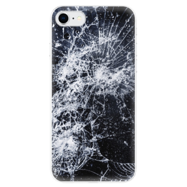 Odolné silikónové puzdro iSaprio - Cracked - iPhone SE 2020