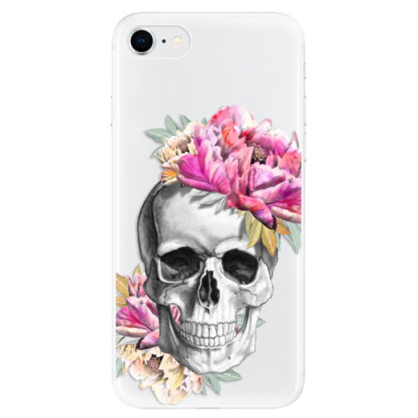 Odolné silikónové puzdro iSaprio - Pretty Skull - iPhone SE 2020