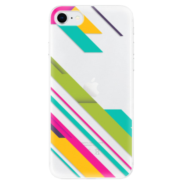 Odolné silikónové puzdro iSaprio - Color Stripes 03 - iPhone SE 2020