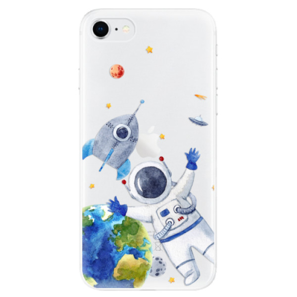 Odolné silikónové puzdro iSaprio - Space 05 - iPhone SE 2020