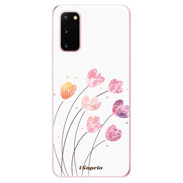 Odolné silikónové puzdro iSaprio - Flowers 14 - Samsung Galaxy S20