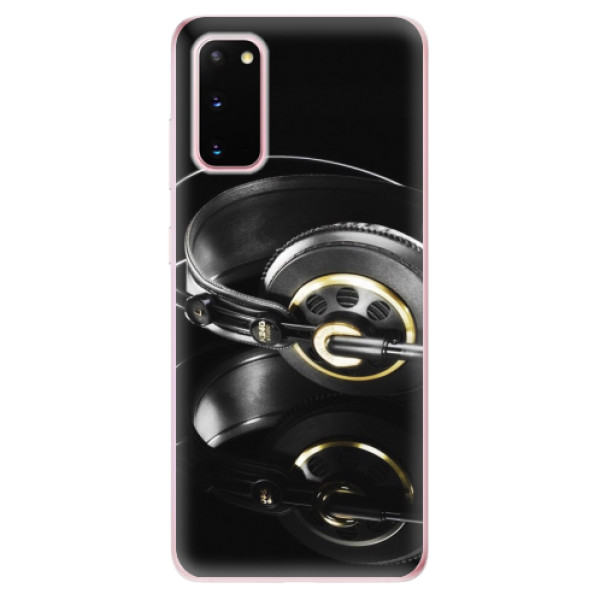 Odolné silikónové puzdro iSaprio - Headphones 02 - Samsung Galaxy S20