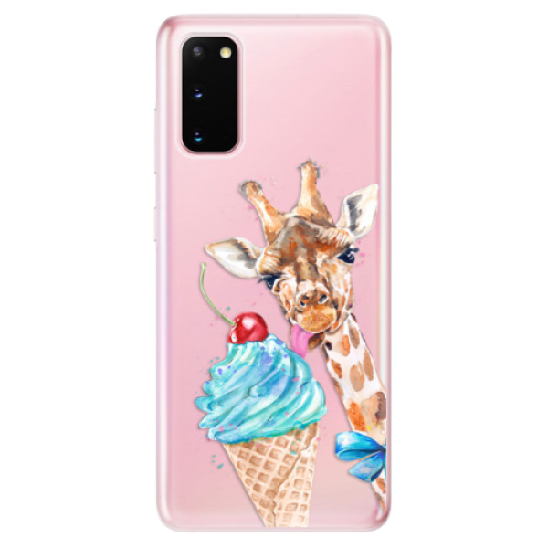 Odolné silikónové puzdro iSaprio - Love Ice-Cream - Samsung Galaxy S20