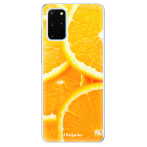 Odolné silikónové puzdro iSaprio - Orange 10 - Samsung Galaxy S20+
