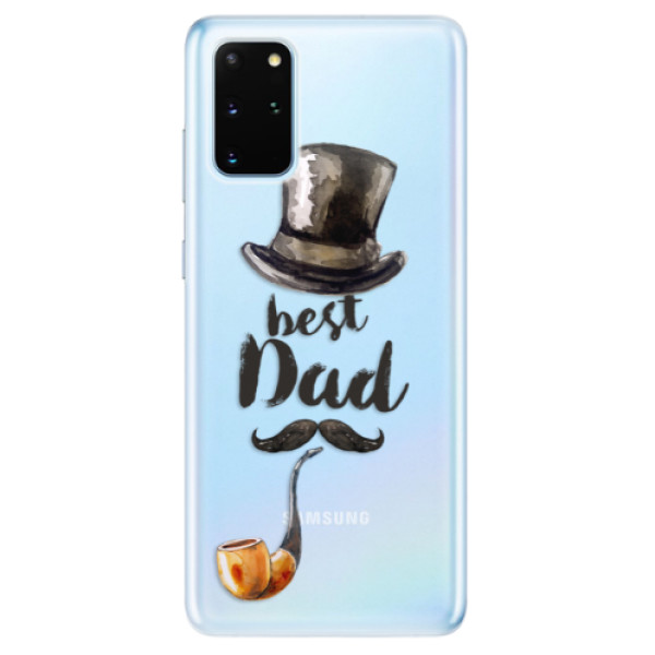 Odolné silikónové puzdro iSaprio - Best Dad - Samsung Galaxy S20+
