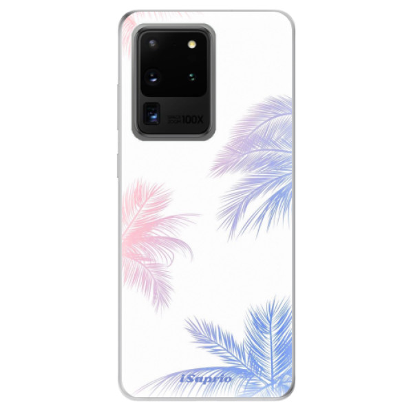 Odolné silikónové puzdro iSaprio - Digital Palms 10 - Samsung Galaxy S20 Ultra