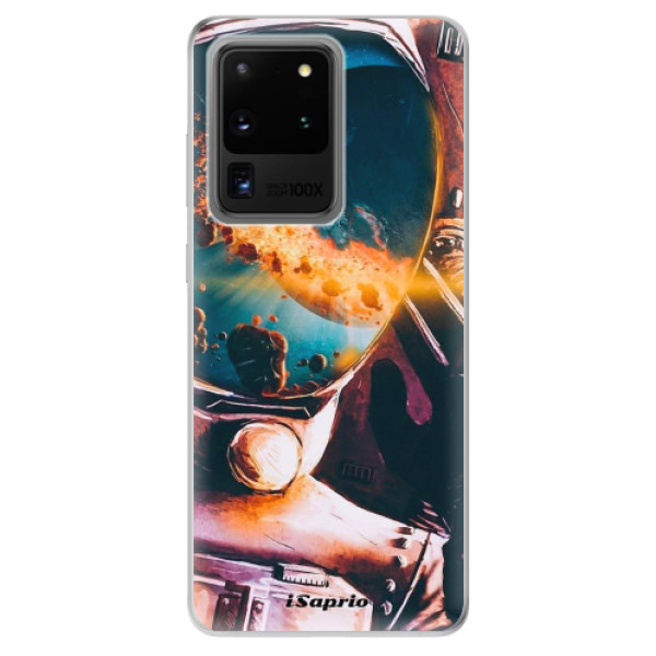 Odolné silikónové puzdro iSaprio - Astronaut 01 - Samsung Galaxy S20 Ultra