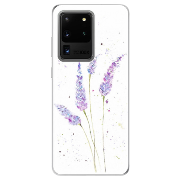 Odolné silikónové puzdro iSaprio - Lavender - Samsung Galaxy S20 Ultra