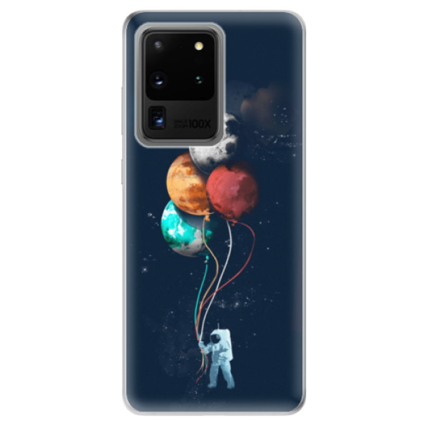 Odolné silikónové puzdro iSaprio - Balloons 02 - Samsung Galaxy S20 Ultra