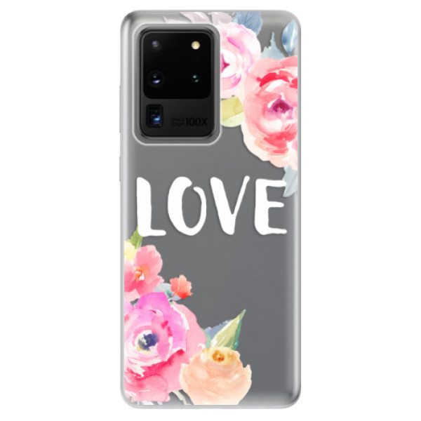 Odolné silikónové puzdro iSaprio - Love - Samsung Galaxy S20 Ultra
