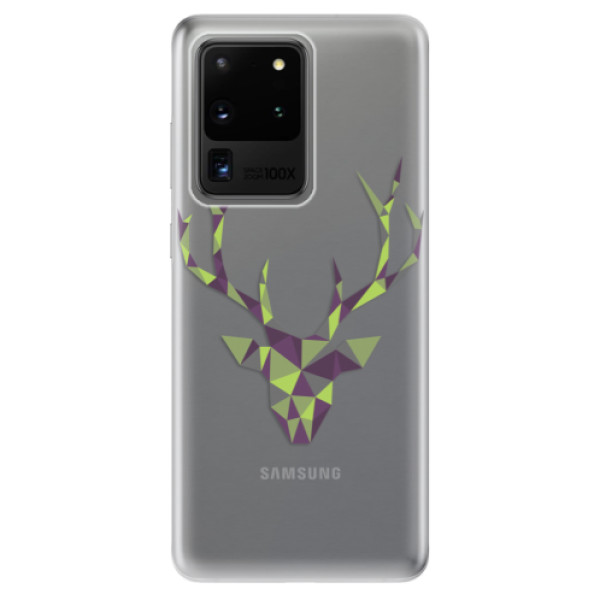 Odolné silikónové puzdro iSaprio - Deer Green - Samsung Galaxy S20 Ultra