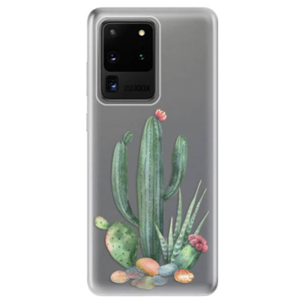 Odolné silikónové puzdro iSaprio - Cacti 02 - Samsung Galaxy S20 Ultra