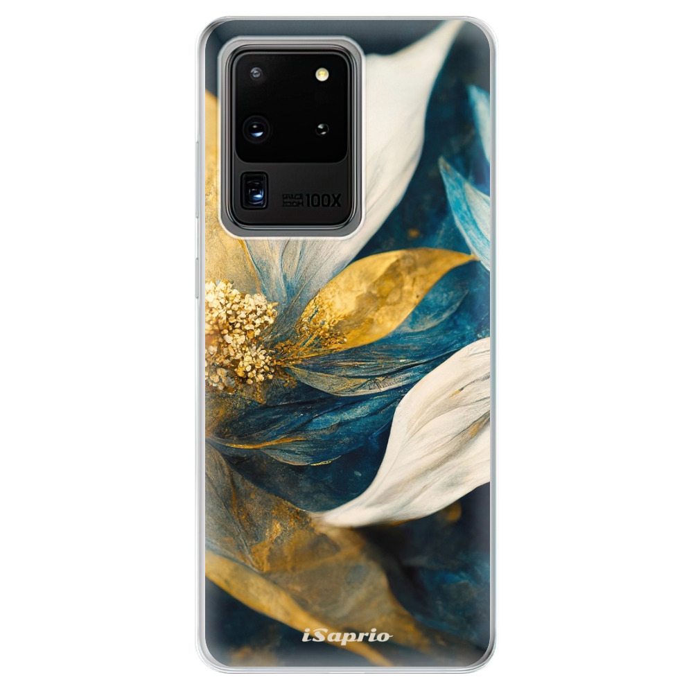 Odolné silikónové puzdro iSaprio - Gold Petals - Samsung Galaxy S20 Ultra