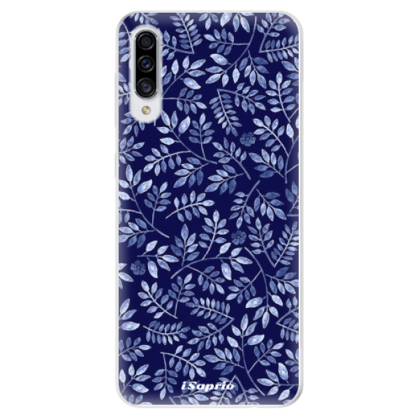 Odolné silikónové puzdro iSaprio - Blue Leaves 05 - Samsung Galaxy A30s