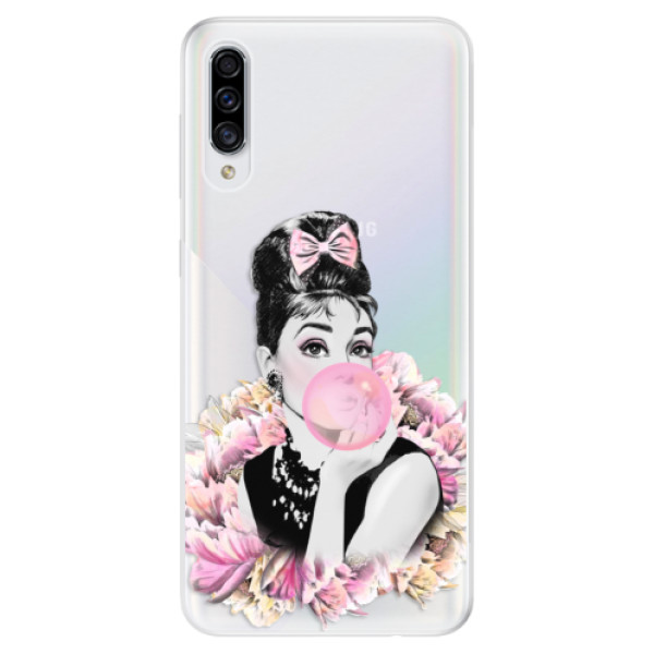 Odolné silikónové puzdro iSaprio - Pink Bubble - Samsung Galaxy A30s