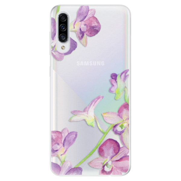 Odolné silikónové puzdro iSaprio - Purple Orchid - Samsung Galaxy A30s