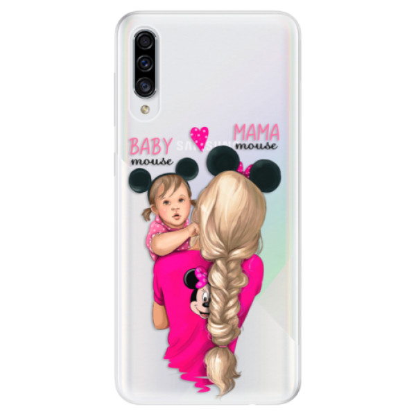 Odolné silikónové puzdro iSaprio - Mama Mouse Blond and Girl - Samsung Galaxy A30s