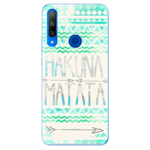 Odolné silikónové puzdro iSaprio - Hakuna Matata Green - Huawei Honor 9X