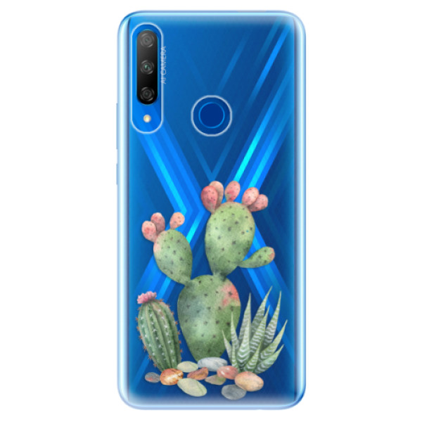 Odolné silikónové puzdro iSaprio - Cacti 01 - Huawei Honor 9X